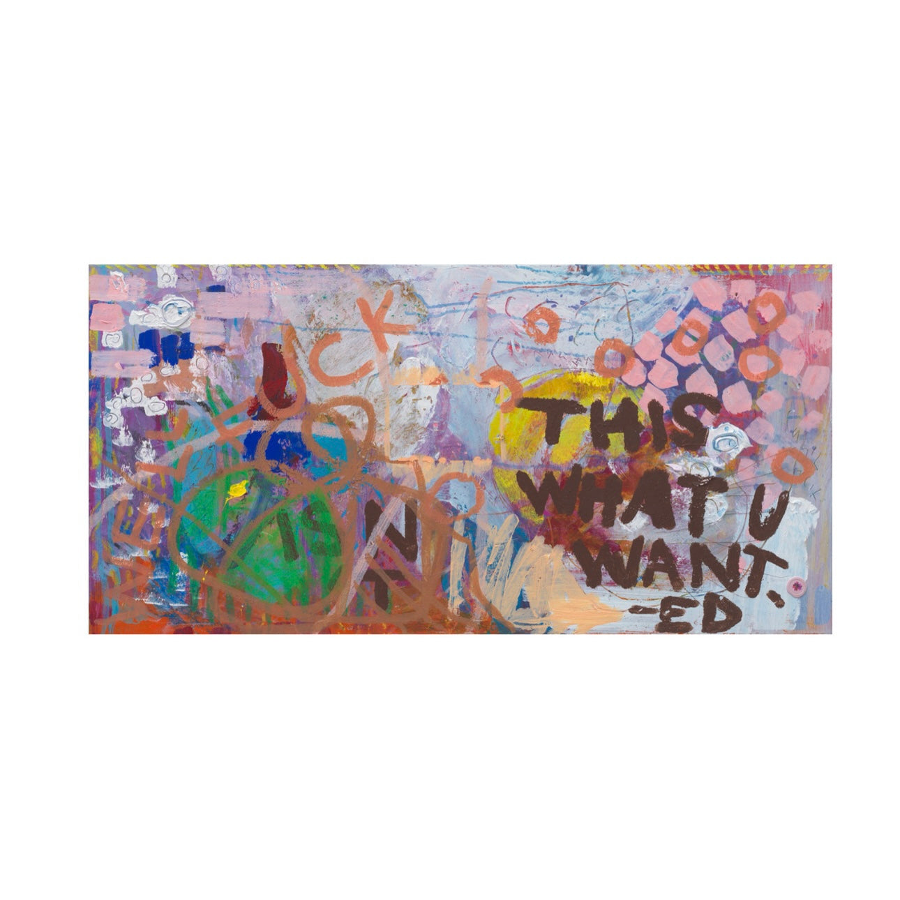 CRAZYTOWN, POPULATION: ME (2025) (*50CM X 100CM X 2CM)