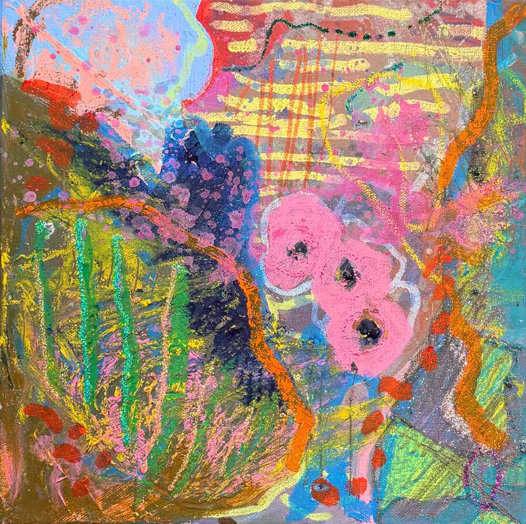 WILD POPPIES COULDN'T KEEP ME AWAKE (2025) (*30CM X 30CM X 4CM*)