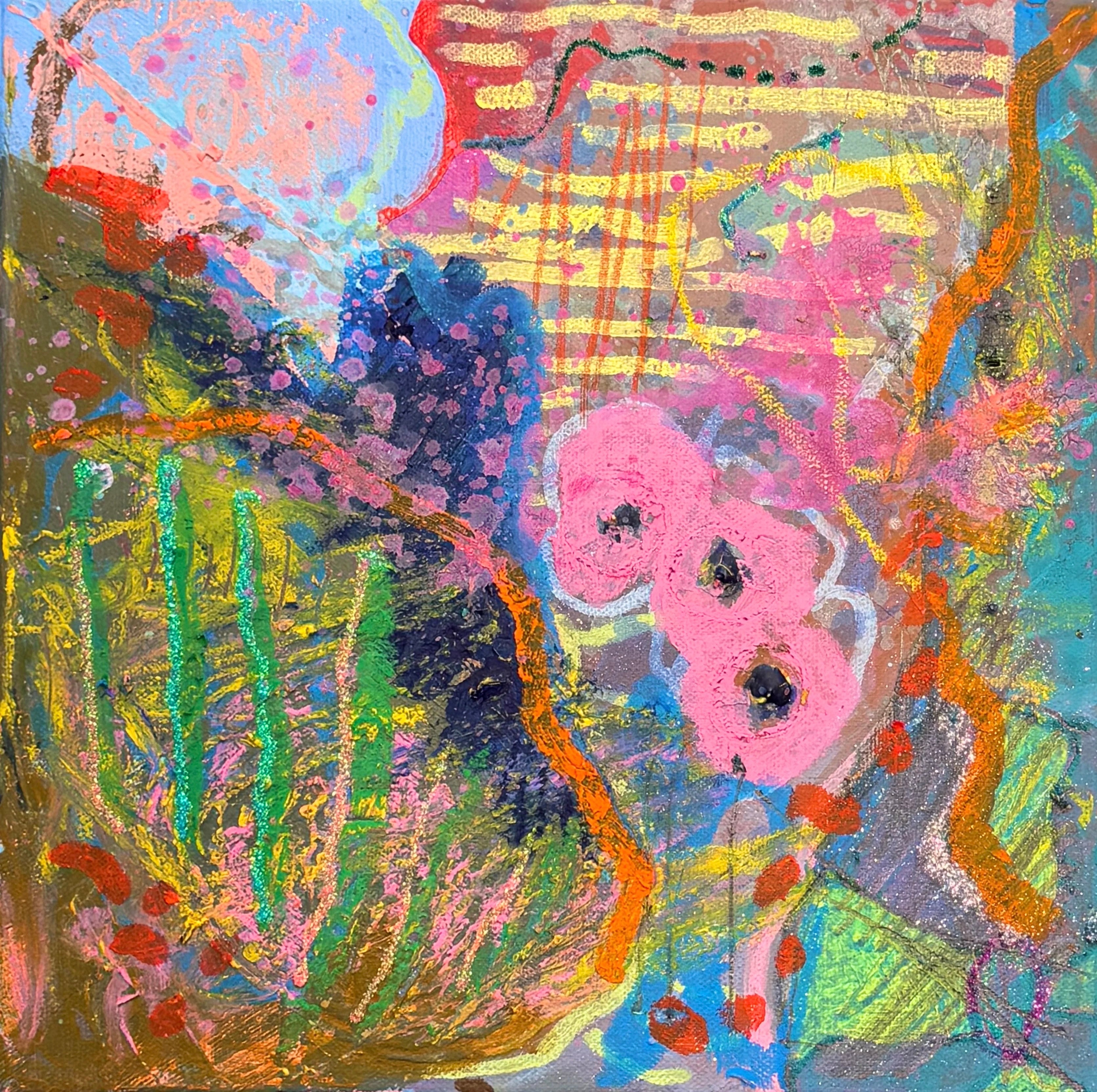 WILD POPPIES COULDN'T KEEP ME AWAKE (2025) (*30CM X 30CM X 4CM*)