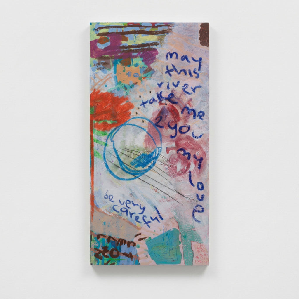 ETHER IS A RIVER (2025) (*100CM X 50CM X 2CM*)