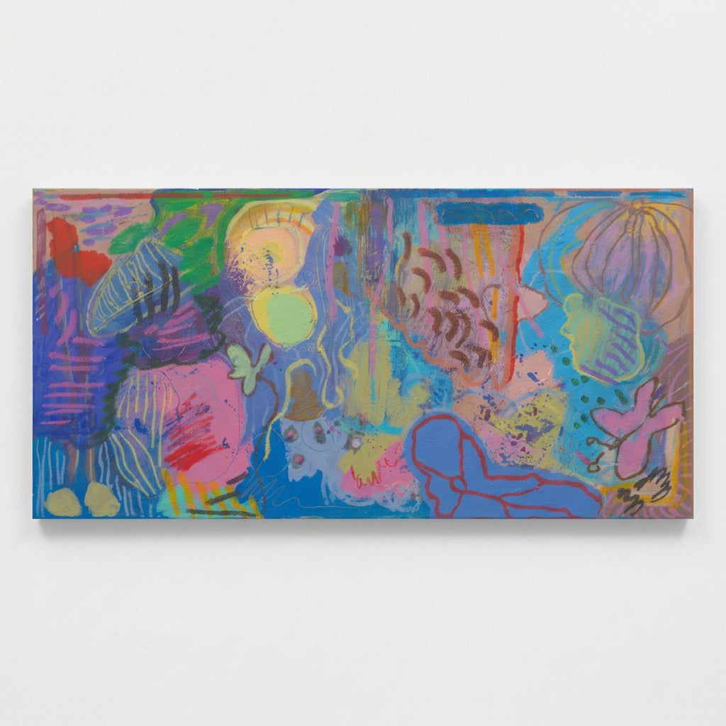 I HAVE DESTROYED EVERYTHING (I HAVE BURNT THE WORLD TO THE GROUND 4 U) (2025) (*50CM X 100CM X 2CM*)