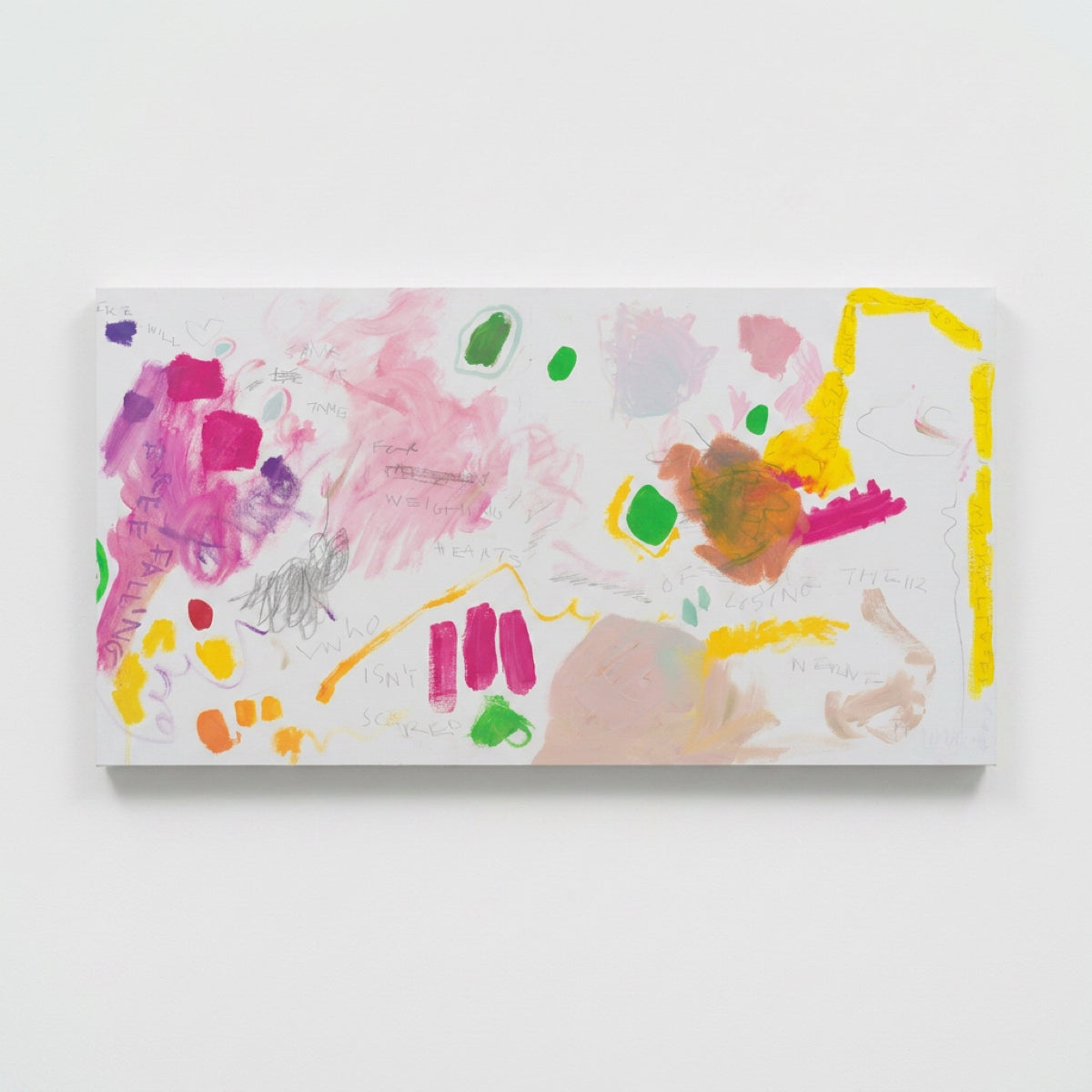 THERE WILL COME A TIME FOR WEIGHING HEARTS (2024) (*50CM X 100CM X 2CM*)